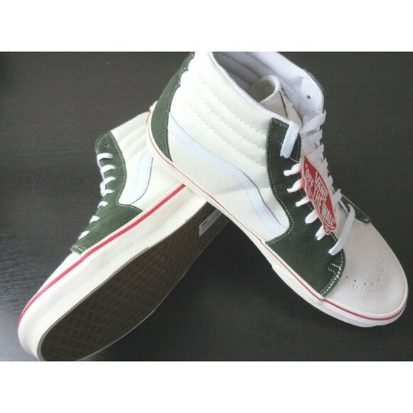 COPY - Vans Sk8-Hi Retro Sport Marshmallow White Kombu Green Skate shoes Size 9… - Picture 4 of 5
